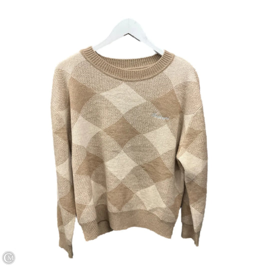 Sweater By Clothes Mentor In Beige, Size: L