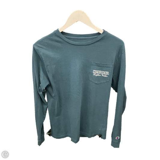 Top Long Sleeve By Champion In Green, Size: S