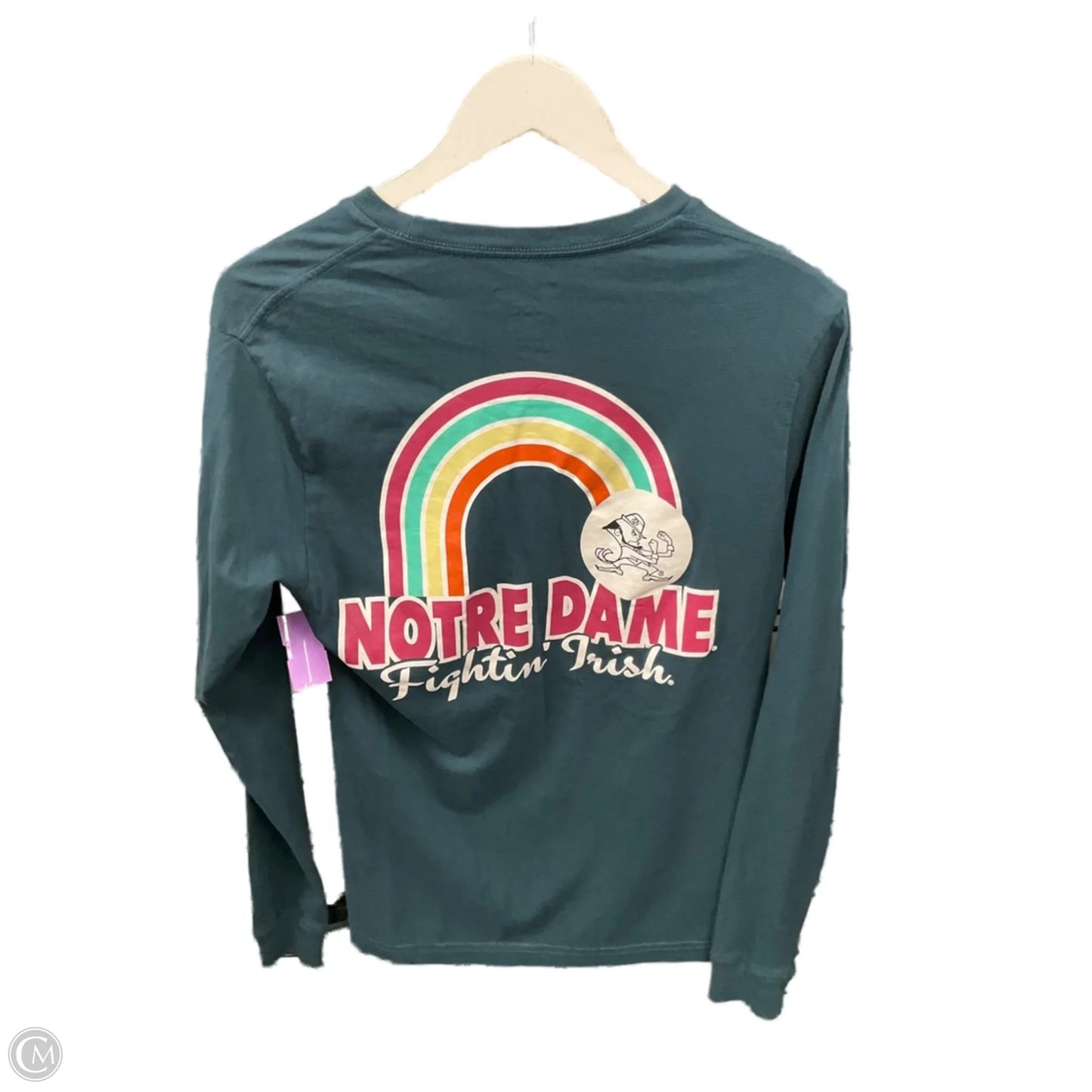Top Long Sleeve By Champion In Green, Size: S