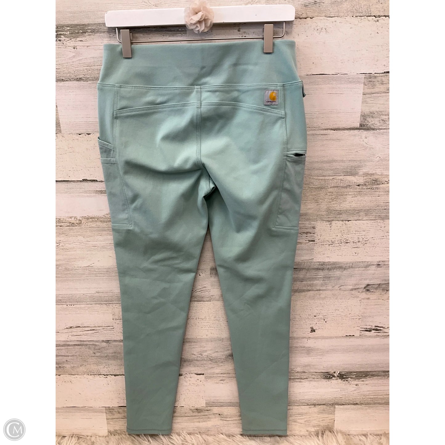 Pants Leggings By Carhartt In Green, Size: S