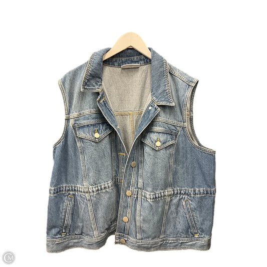 Vest Other By Lane Bryant In Blue Denim, Size: 3x