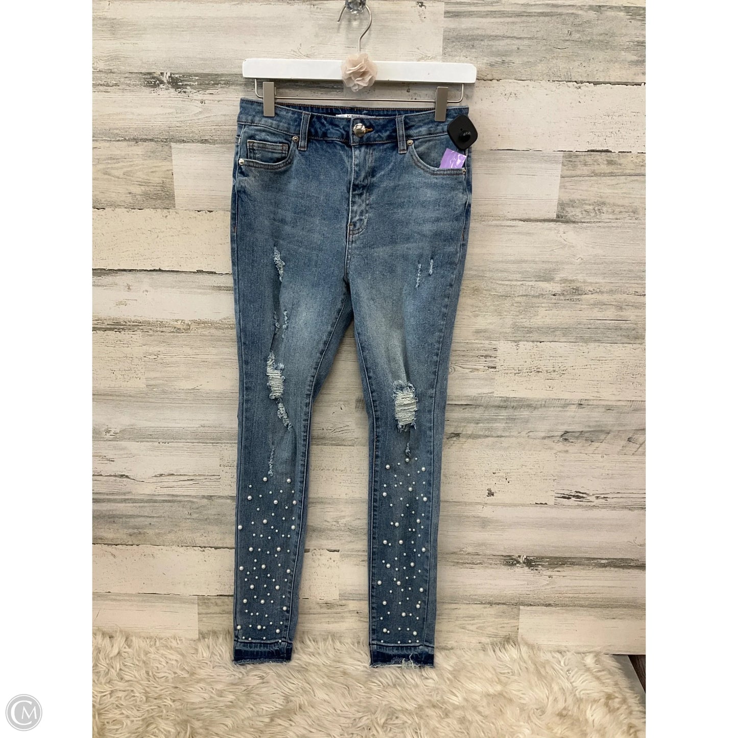 Jeans Skinny By Clothes Mentor In Blue Denim, Size: 4
