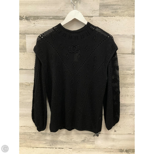 Top Long Sleeve By White House Black Market In Black, Size: L