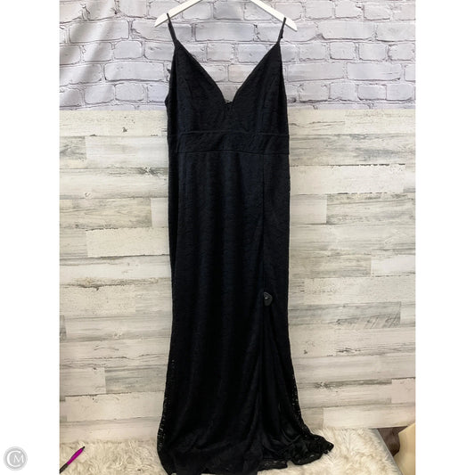 Dress Casual Maxi By Fashion Nova In Black, Size: 3x