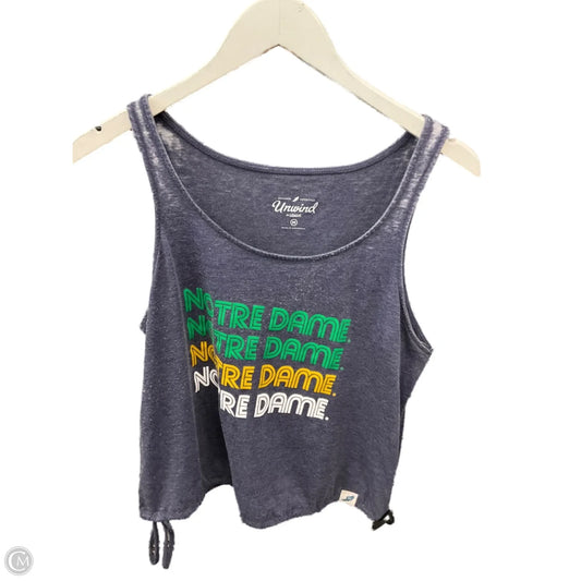 Tank Top By Clothes Mentor In Blue, Size: M