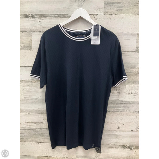 Top Short Sleeve By Clothes Mentor In Navy, Size: Xl