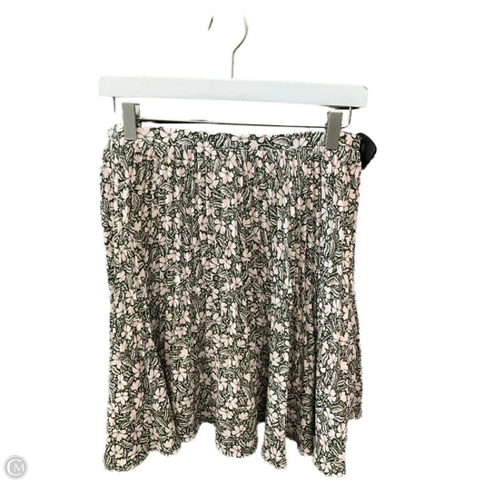 Skirt Mini & Short By Clothes Mentor In Green & Pink, Size: 16