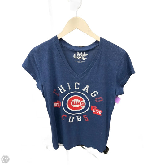 Top Short Sleeve By Clothes Mentor In Blue, Size: Xl