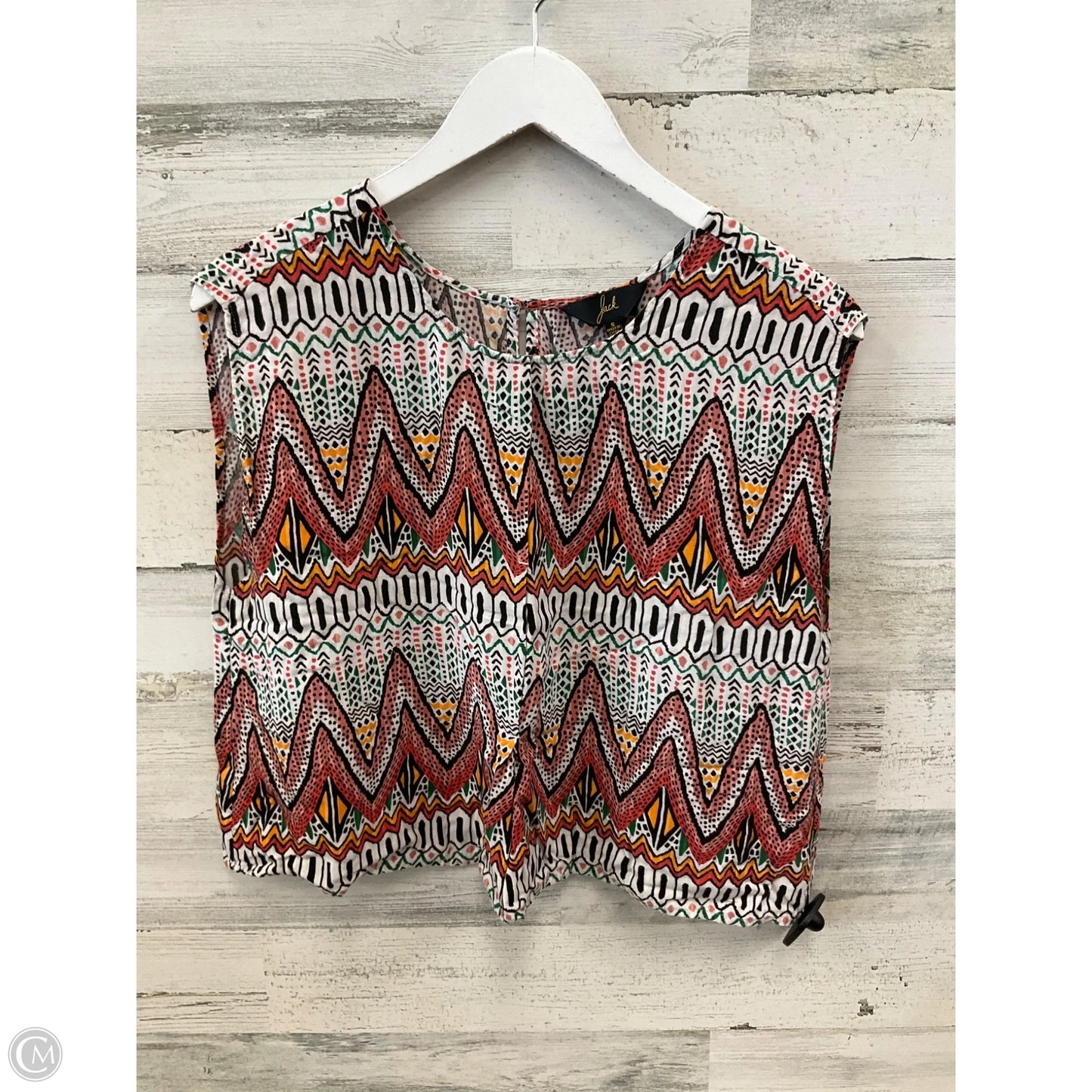 Top Sleeveless By Jack In Multi-colored, Size: S