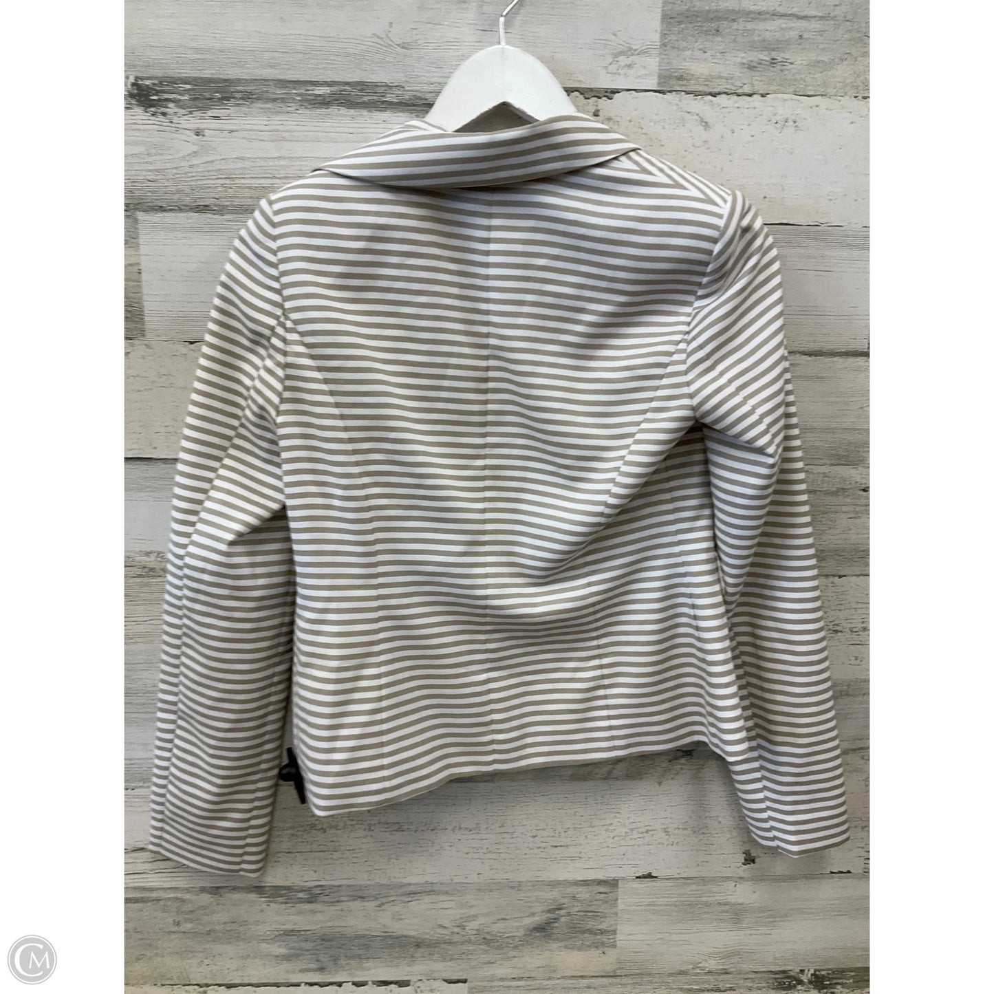 Blazer By Calvin Klein In Striped Pattern, Size: Xs