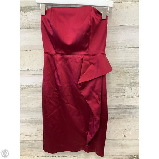 Dress Party Short By White House Black Market In Maroon, Size: Xsp