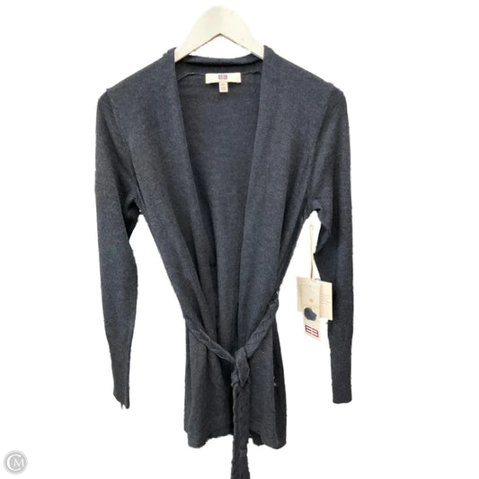 Sweater Cardigan By Etcetra In Blue, Size: Xs