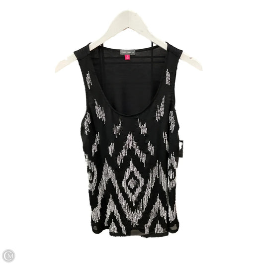 Tank Top By Vince Camuto In Black, Size: S