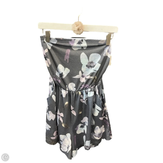 Romper By Clothes Mentor In Grey, Size: M