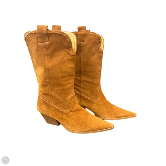 Boots Designer By Michael Kors In Tan, Size: 9