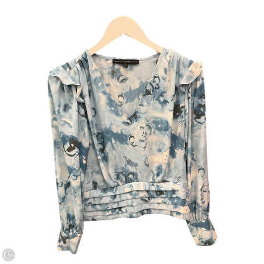Top Long Sleeve By White House Black Market In Blue, Size: S