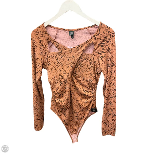 Bodysuit By Wild Fable In Animal Print, Size: L