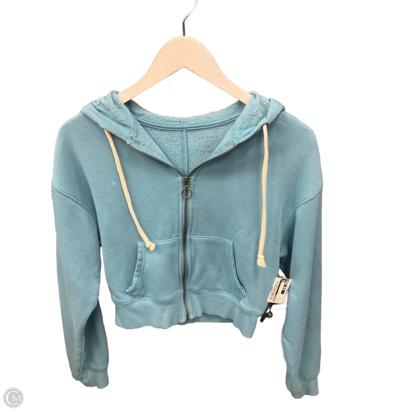 Athletic Jacket By Arizona In Blue, Size: Xs