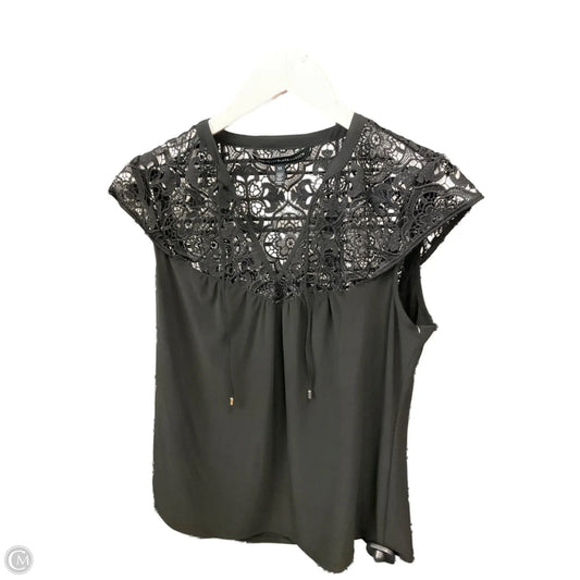 Blouse Sleeveless By White House Black Market In Black, Size: Xs
