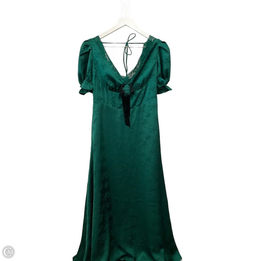 Dress Casual Midi By Clothes Mentor In Green, Size: L