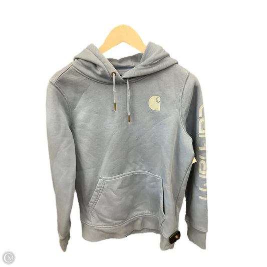 Sweatshirt Hoodie By Carhartt In Blue, Size: S