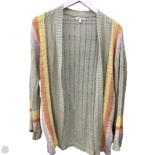 Sweater Cardigan By Mystree In Green, Size: S