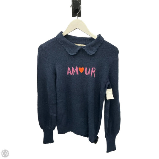Sweater By Loft In Navy, Size: Xs