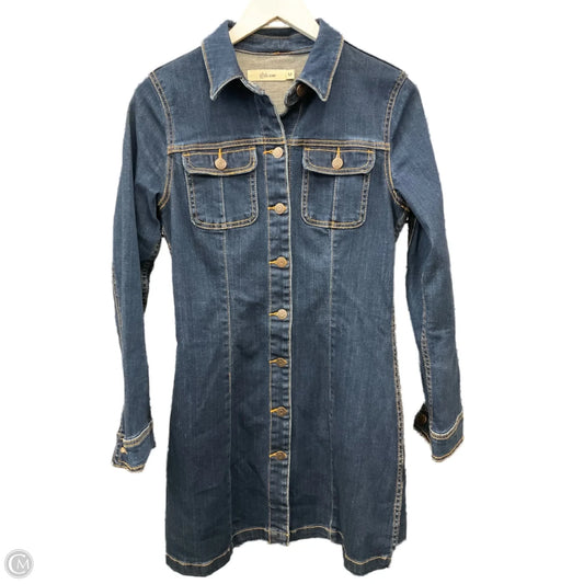 Dress Casual Short By Cello In Blue Denim, Size: M