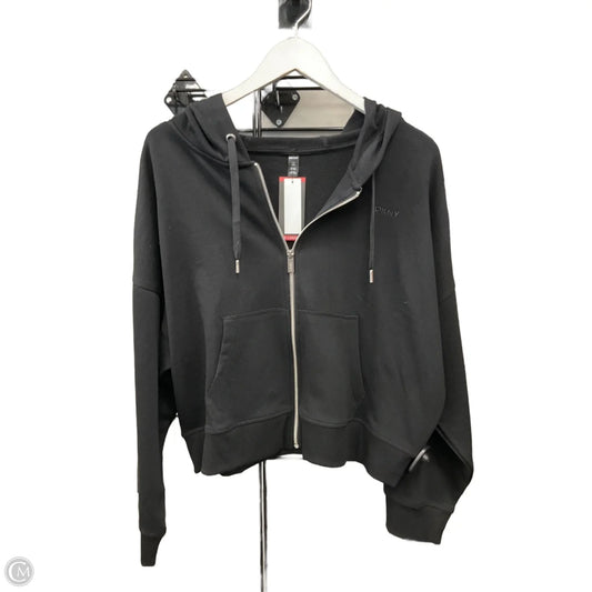 Athletic Jacket By Dkny In Black, Size: Xl
