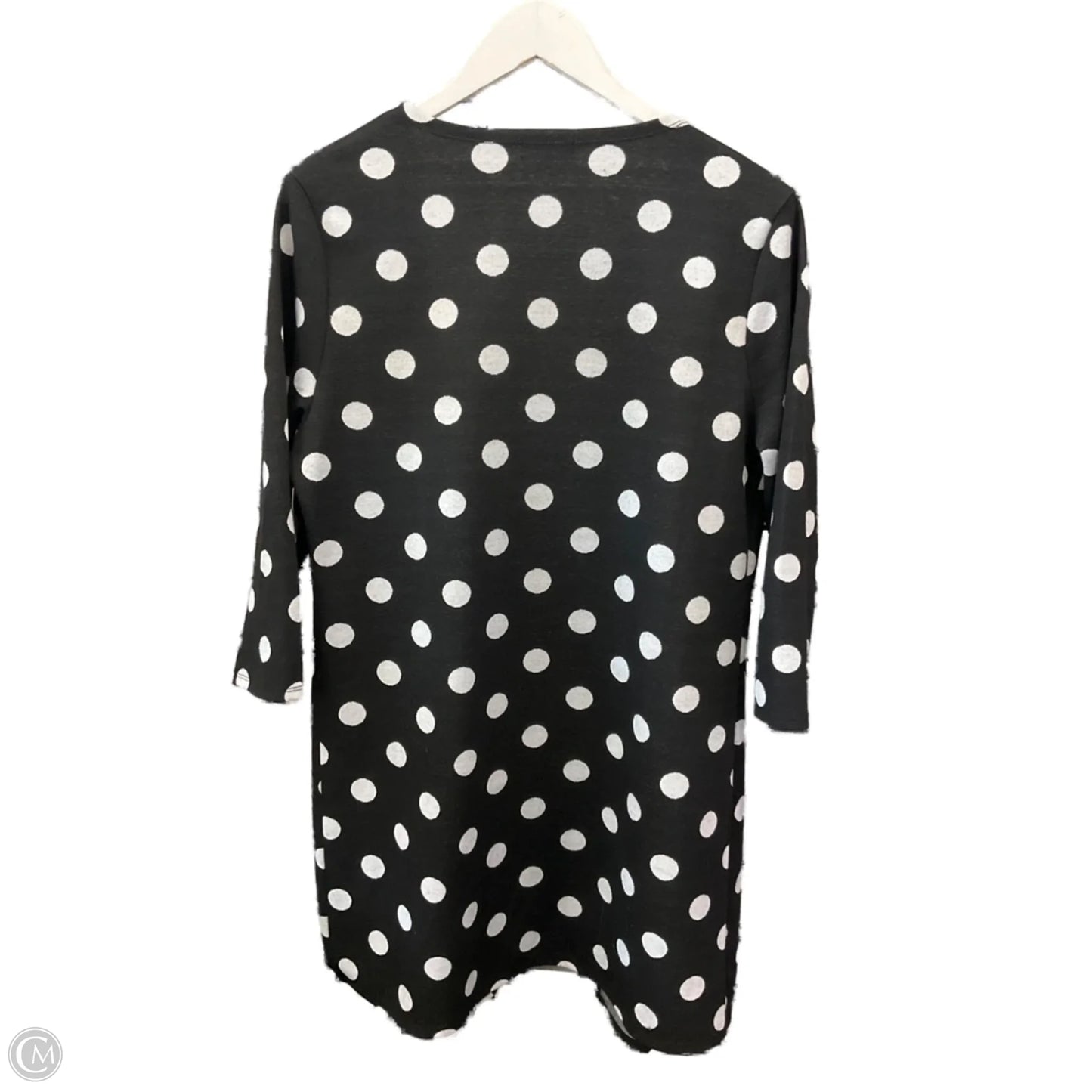 Cardigan By Olivia Blu In Black & White, Size: Xlp