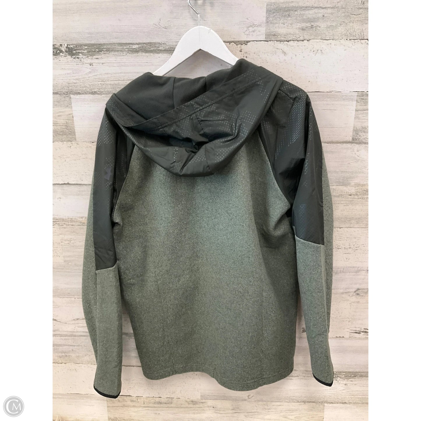 Athletic Jacket By Under Armour In Green, Size: M