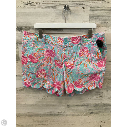 Shorts Designer By Lilly Pulitzer In Aqua, Size: 14