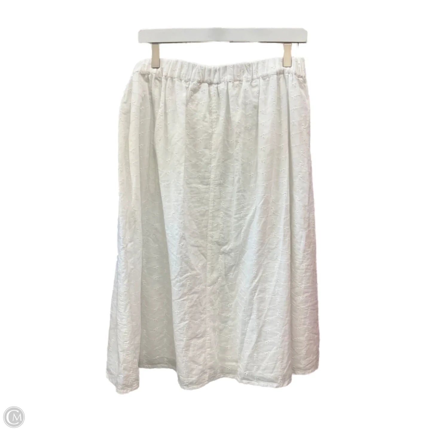 Skirt Midi By Garfield And Marks In White, Size: L