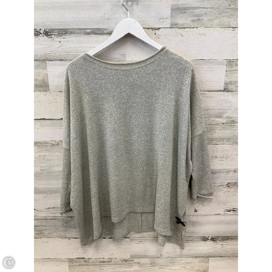 Top 3/4 Sleeve By Clara Sun Woo In Grey, Size: S