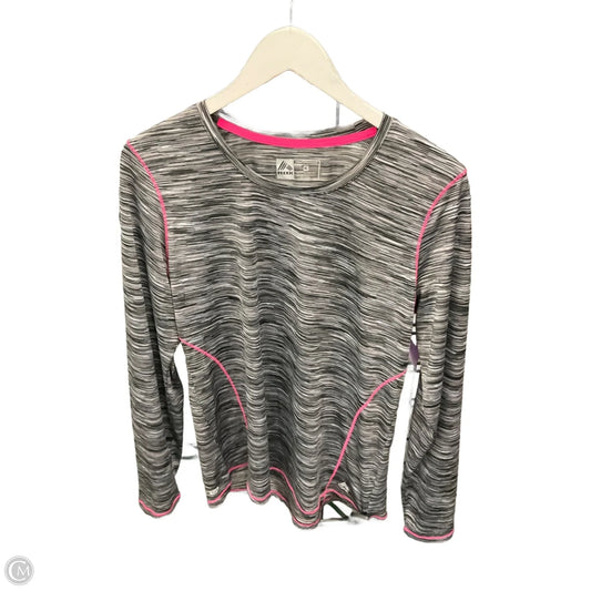 Athletic Top Long Sleeve Crewneck By Rbx In Grey, Size: Xl