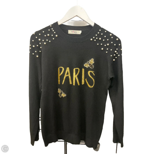 Top Long Sleeve By Clothes Mentor In Black, Size: M
