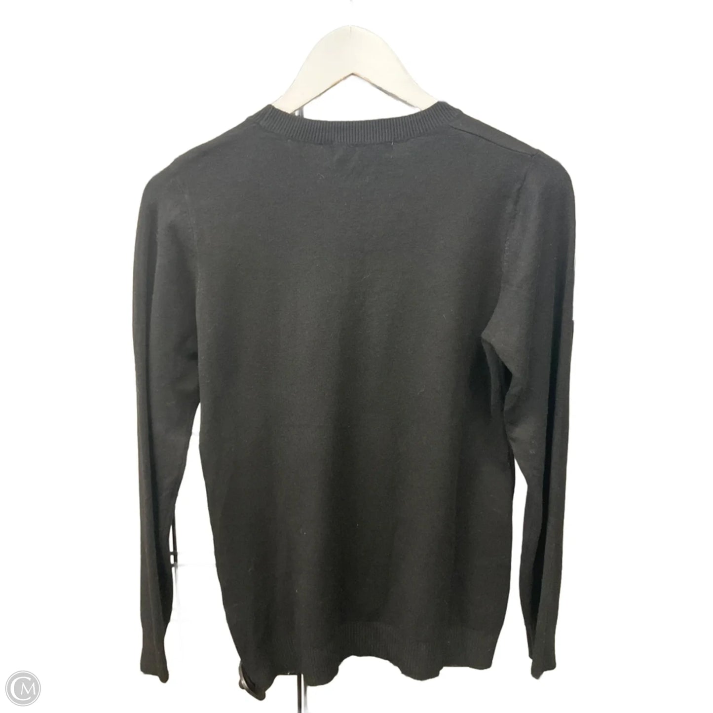 Top Long Sleeve By Clothes Mentor In Black, Size: M