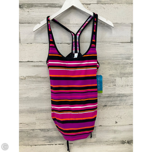 Swimsuit Top By Clothes Mentor In Pink & Purple, Size: 8