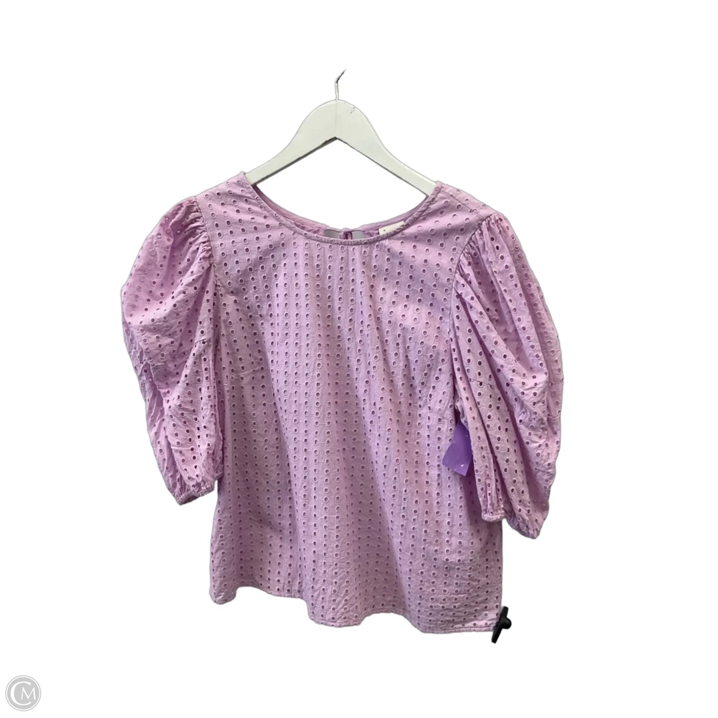 Top Short Sleeve By A New Day In Purple, Size: M