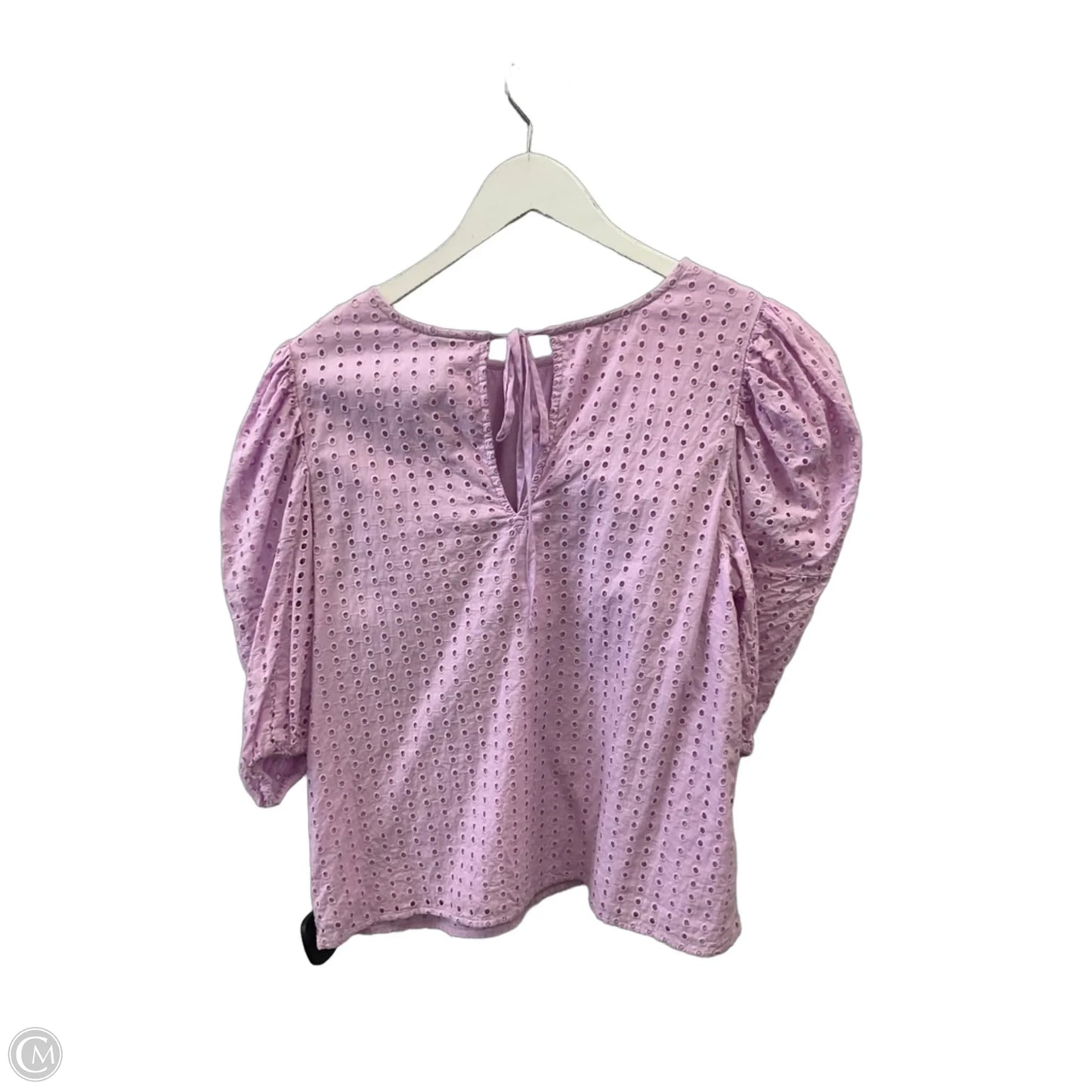 Top Short Sleeve By A New Day In Purple, Size: M