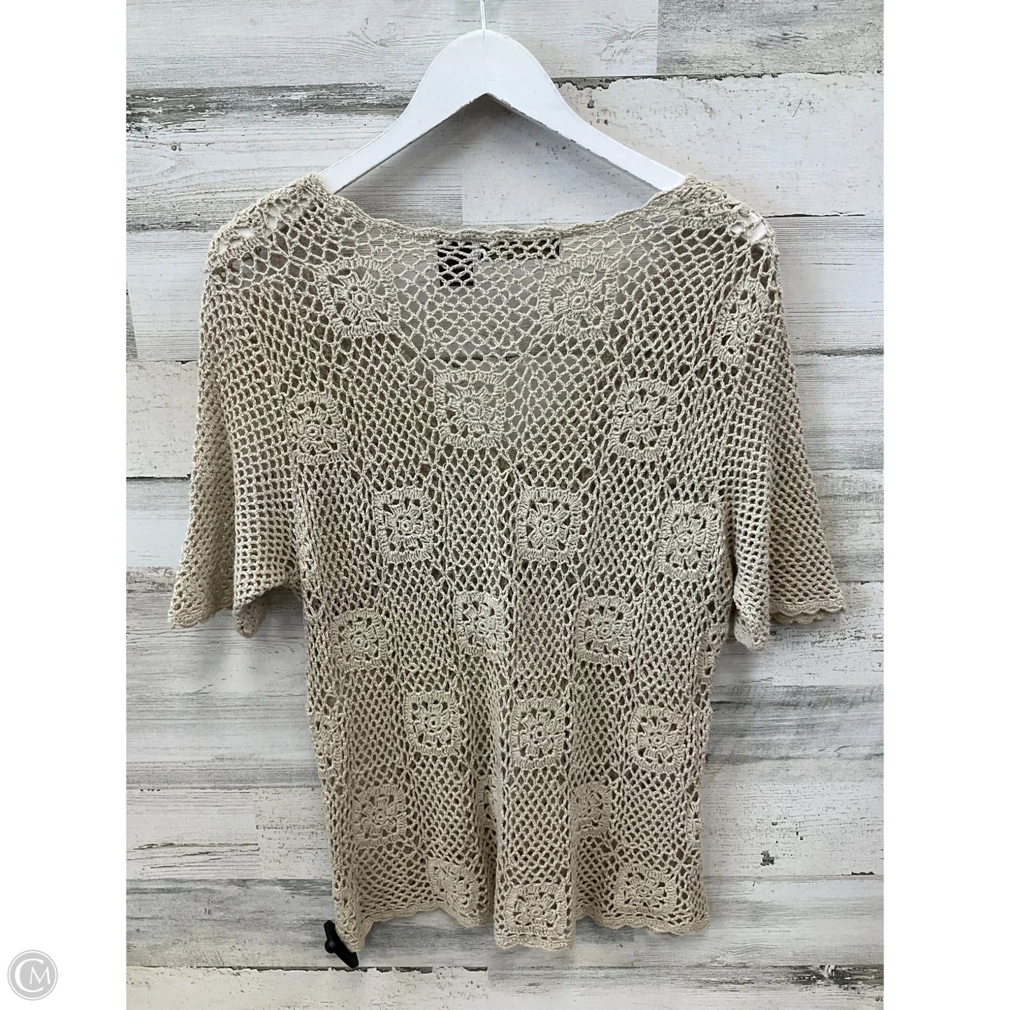 Cardigan By Laura Scott In Beige, Size: L