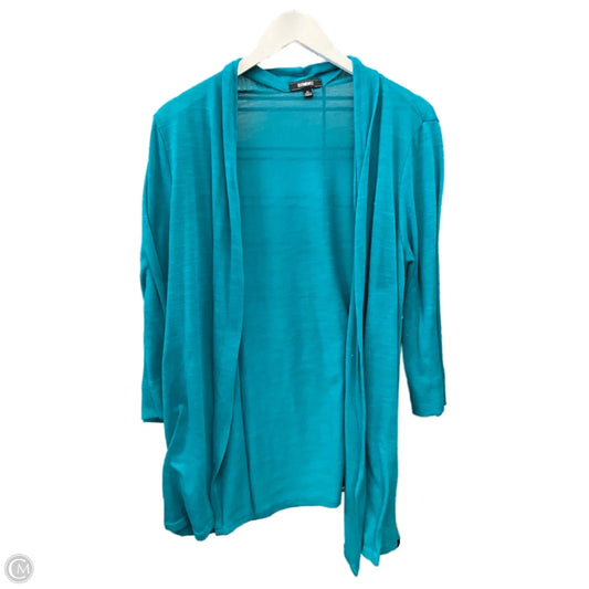 Cardigan By Elementz In Aqua, Size: Xl