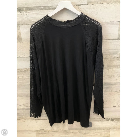 Top Long Sleeve By Torrid In Black, Size: 3x