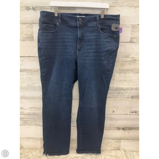 Jeans Boot Cut By Lane Bryant In Blue Denim, Size: 20