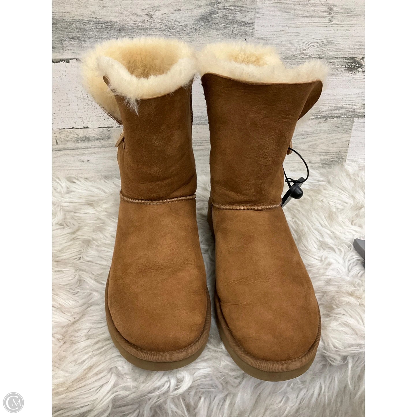 Boots Designer By Ugg In Tan, Size: 10