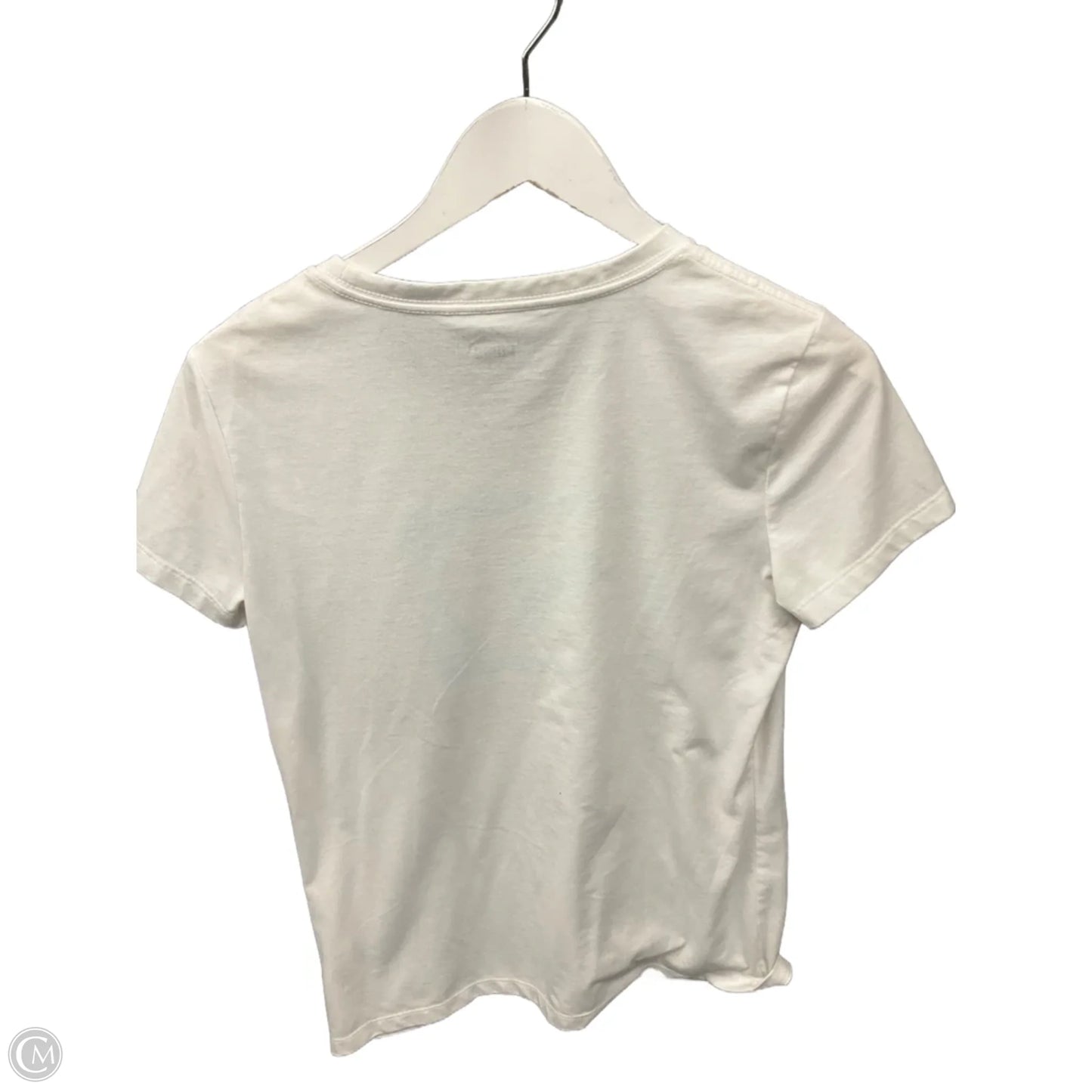 Athletic Top Short Sleeve By Puma In White, Size: S