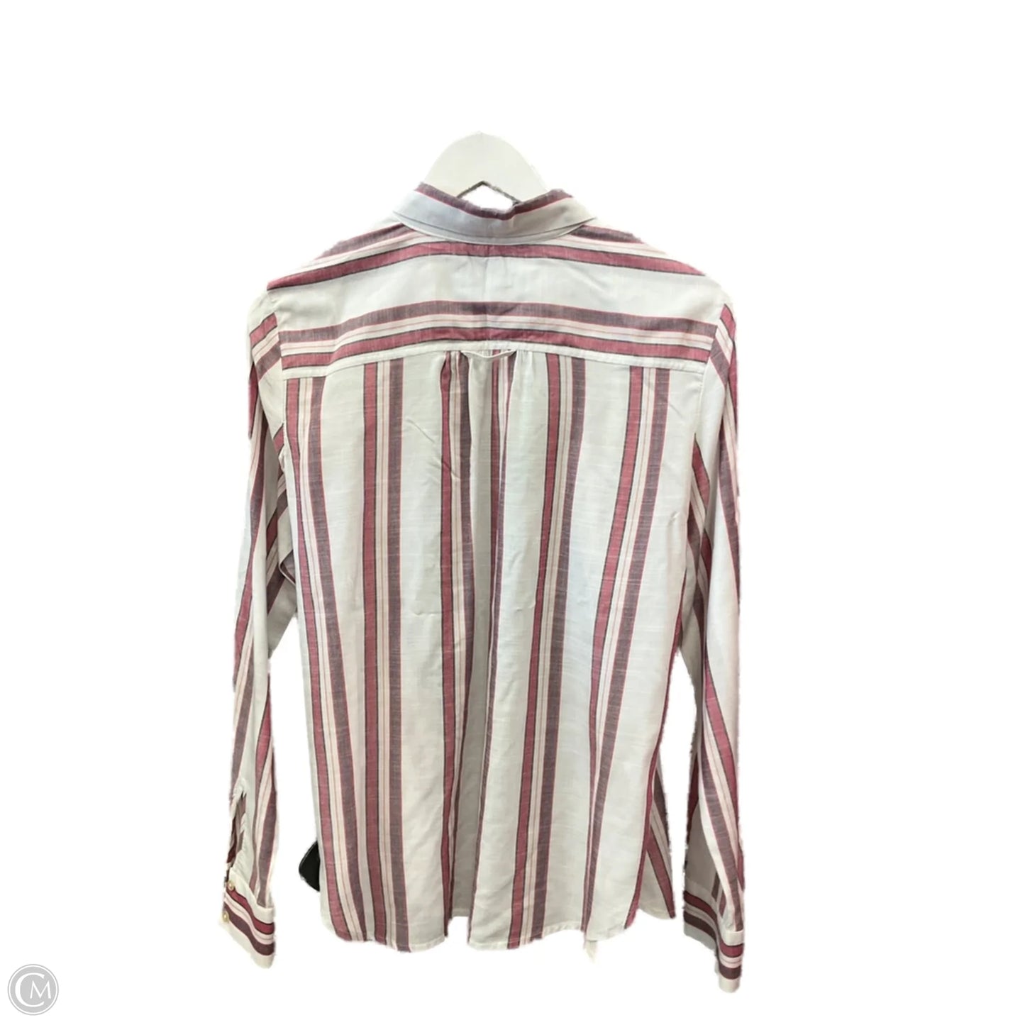Top Long Sleeve By Loft In Striped Pattern, Size: S