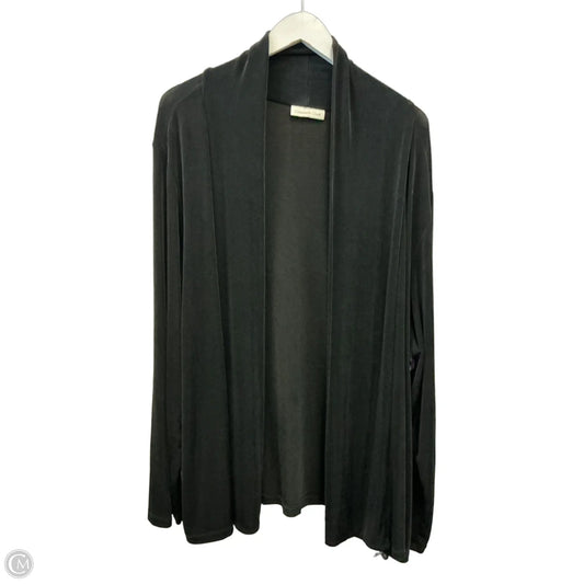 Cardigan By Coldwater Creek In Black, Size: 3x