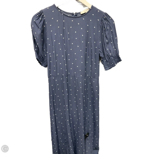 Dress Casual Midi By Loft In Blue, Size: S