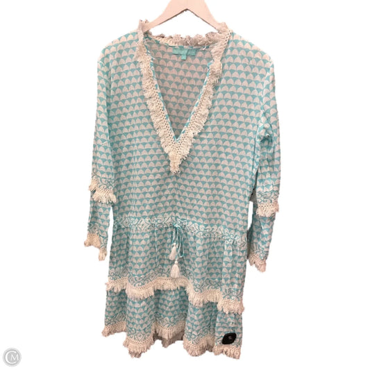 Swimwear Cover-up By Clothes Mentor In Aqua, Size: S